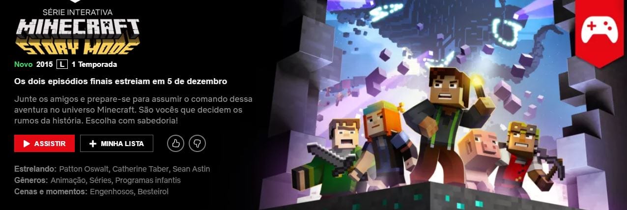 Telltale e Netflix lançam final de Minecraft: Story Mode e mostra o futuro  do serviço de streaming - Combo Infinito