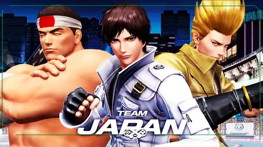 The King of Fighters XIV: Modo história com o time Japão