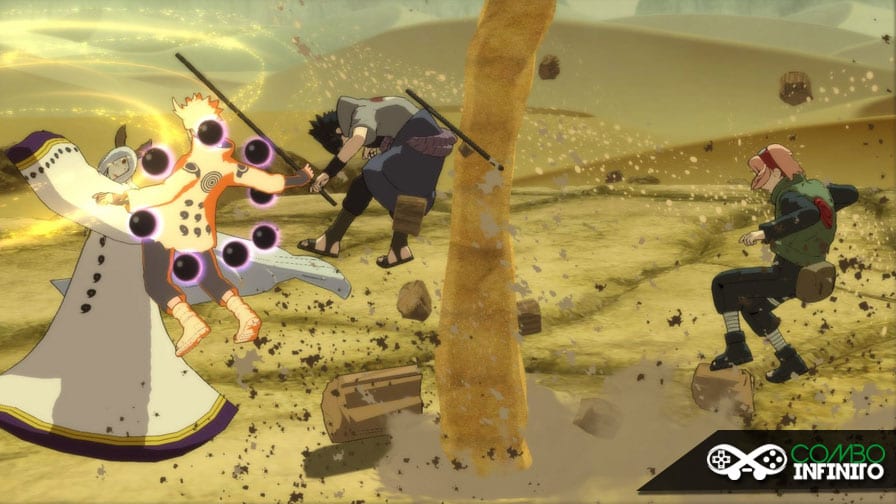 Novo gameplay de Naruto Shippuden Ultimate Ninja Storm 4 mostra Kaguya  Otsutsuki - Combo Infinito